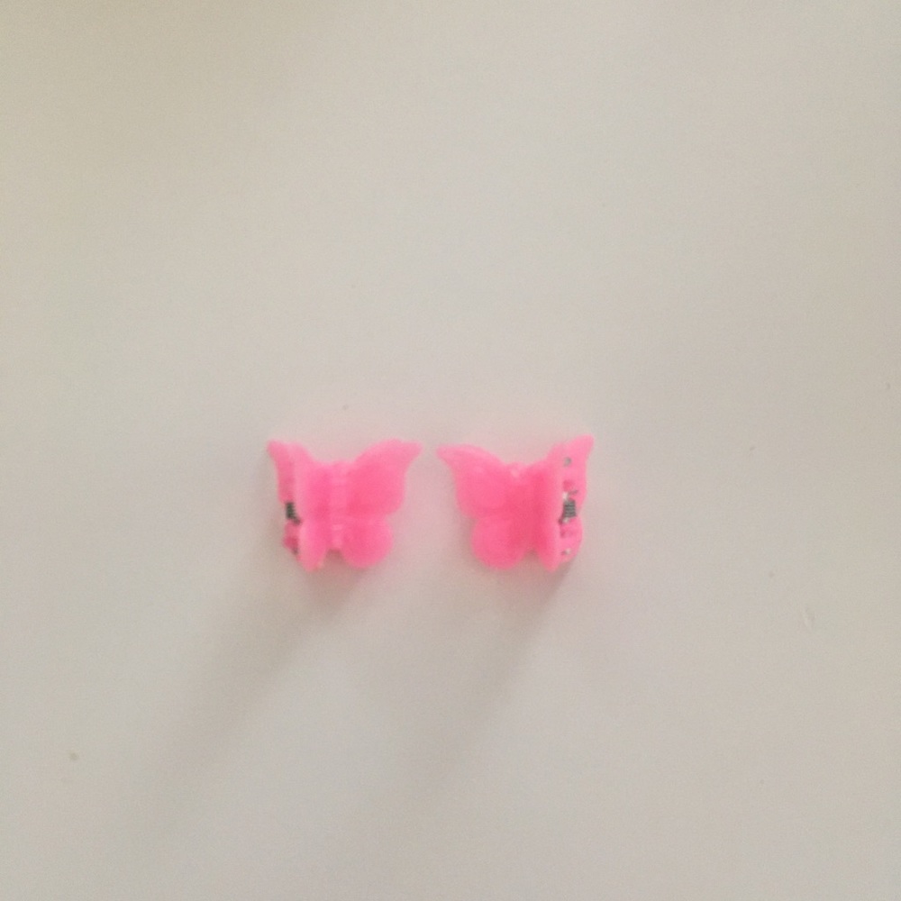 butterfly hair clips